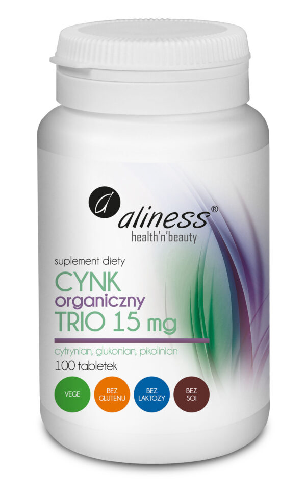 Cynk Organiczny Trio 15 mg