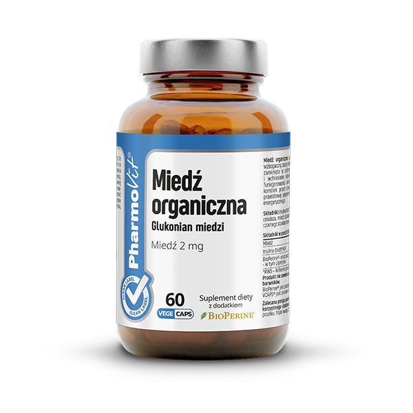 Miedź organiczna 2 mg