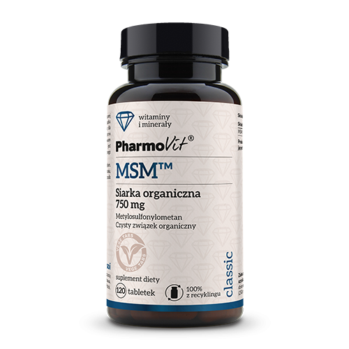 MSM, siarka organiczna 750 mg