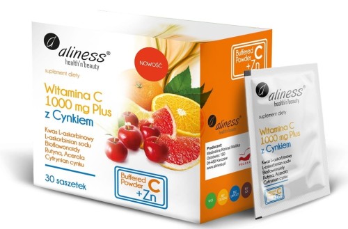 Witamina C 1000 mg z cynkiem, saszetki