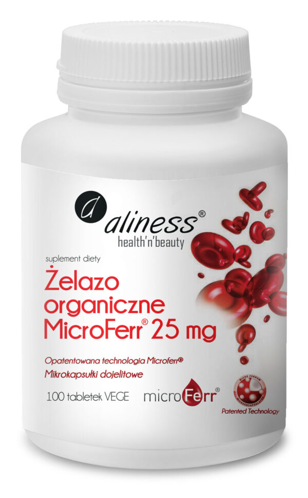 Żelazo organiczne MicroFerr 25 mg
